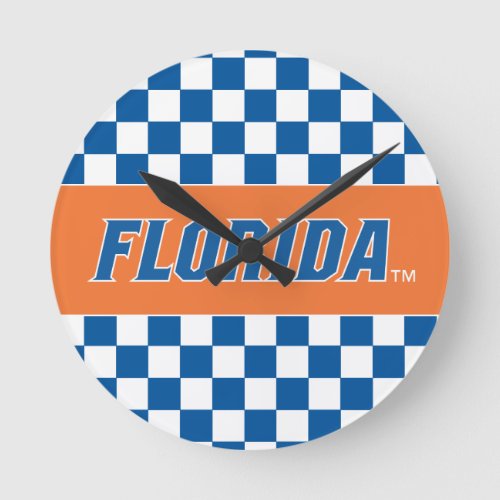 University of Florida Gators Round Clock