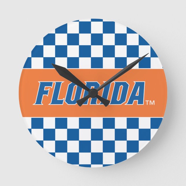 University of Florida Gators Round Clock (Front)