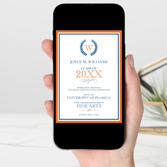 University of Florida Graduation Announcement (Front Digital)