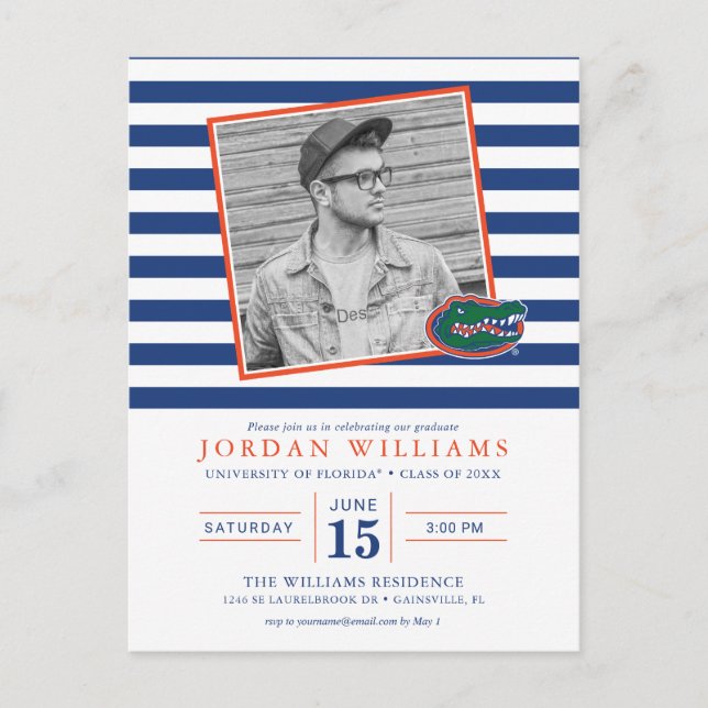 University of Florida Graduation Announcement (Front)