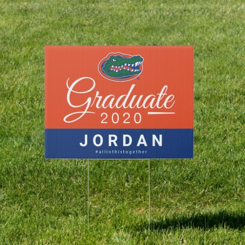 University of Florida Graduation Class of 2020 Sign