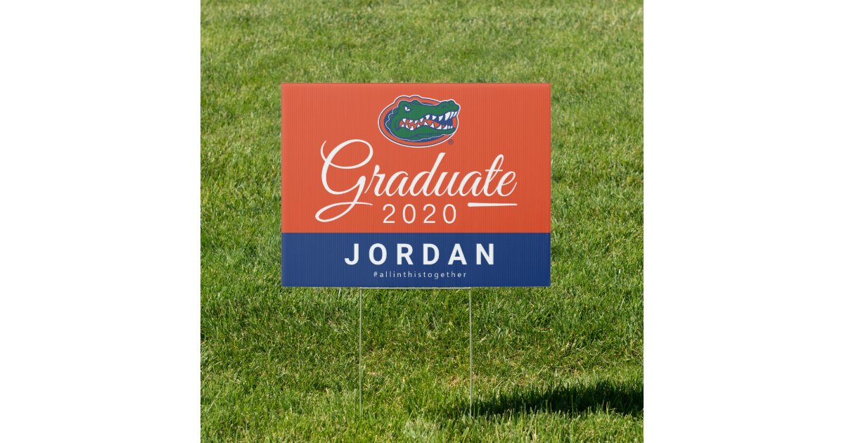 University of Florida Graduation Class of 2020 Sign | Zazzle