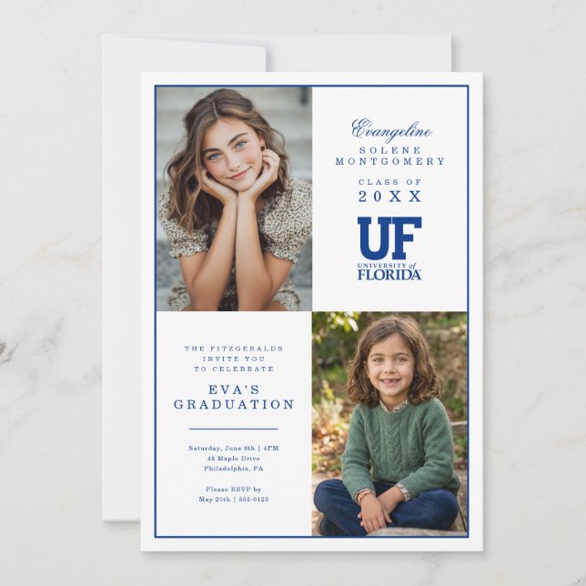 University of Florida Graduation Invitation (Front)