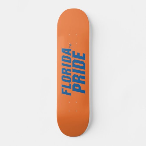 University of Florida Pride Blue Skateboard Deck