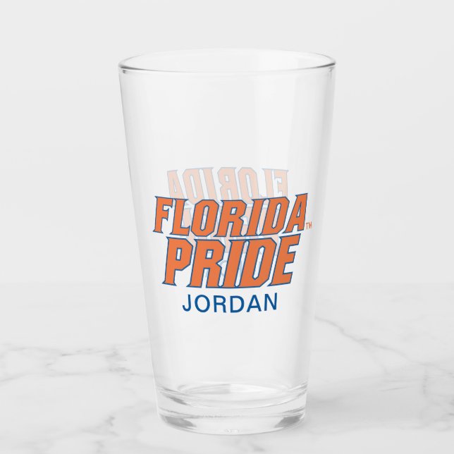 University of Florida Pride Glass (Front)
