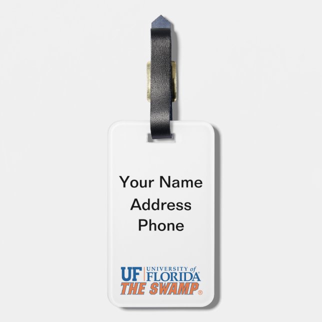 University of Florida Swamp Luggage Tag (Back Vertical)
