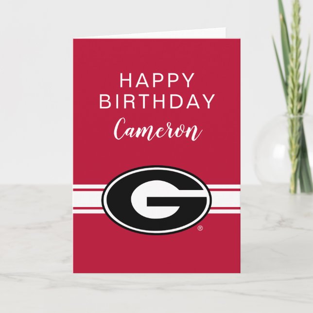 University of Georgia | Birthday Card (Front)