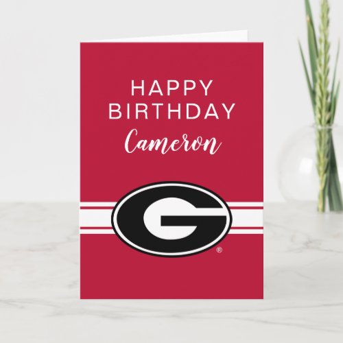 University of Georgia  Birthday Card