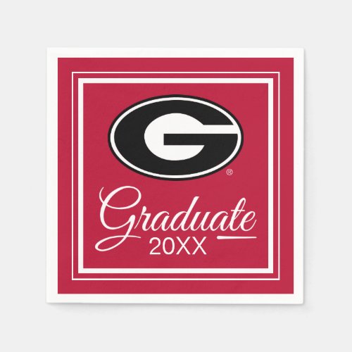 University of Georgia  Graduation Napkins