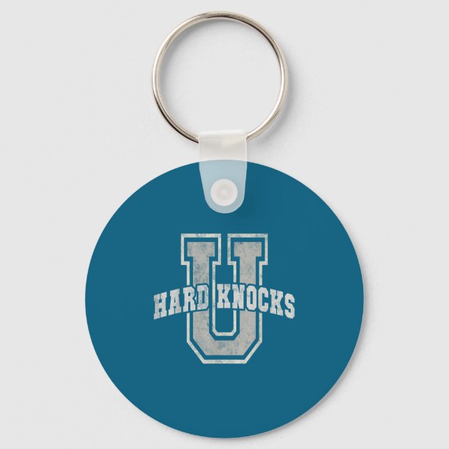 University Of Hard Knocks Life Goals College Schoo Keychain (Front)