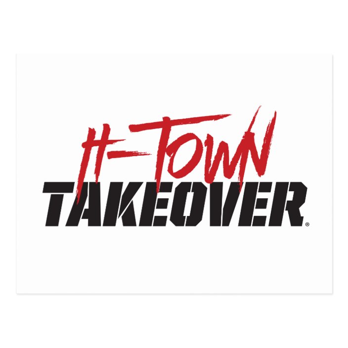 University of Houston H Town Takeover Logo Postcard
