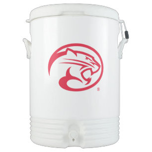 University of Houston Red Cougar Logo Beverage Cooler