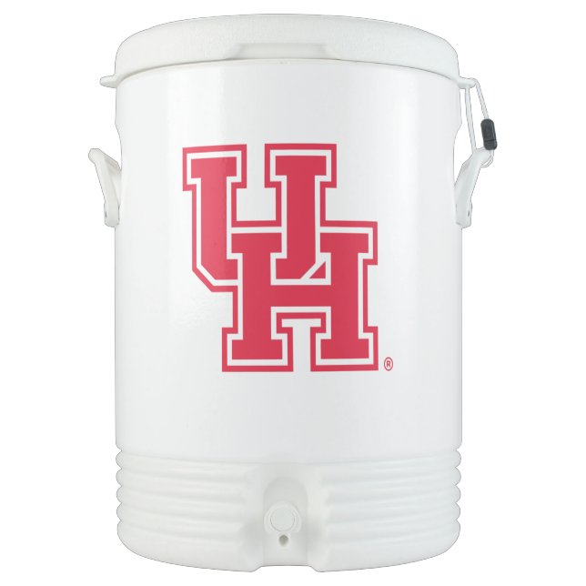 University of Houston | UH Red Logo Beverage Cooler (Front)