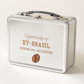 University of Hy-Brasil, Est. 1325 Metal Lunch Box