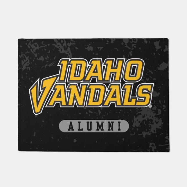 University of Idaho Alumni Distressed Doormat (Front)