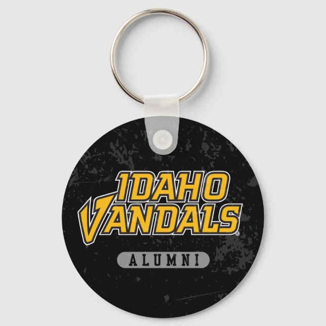 University of Idaho Alumni Distressed Keychain (Front)
