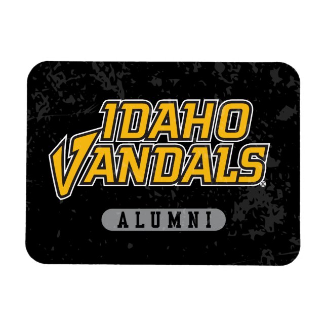 University of Idaho Alumni Distressed Magnet (Horizontal)