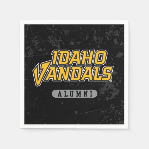 University of Idaho Alumni Distressed Napkins