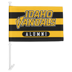 University of Idaho Alumni Stripes Car Flag