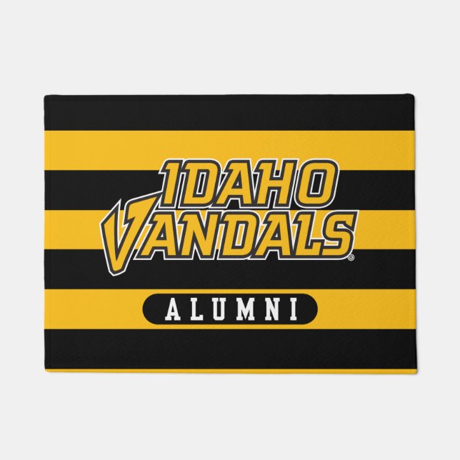University of Idaho Alumni Stripes Doormat (Front)
