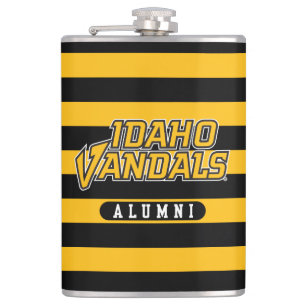 University of Idaho Alumni Stripes Flask