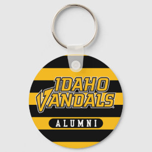 University of Idaho Alumni Stripes Keychain