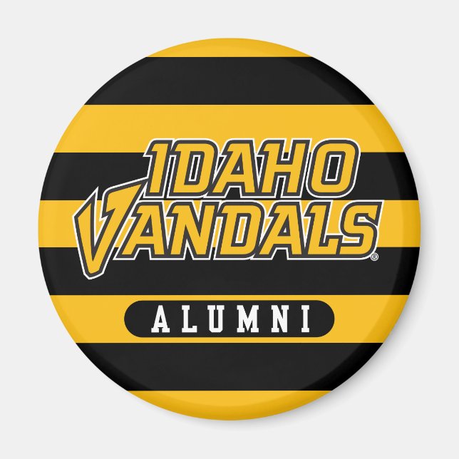 University of Idaho Alumni Stripes Magnet (Front)