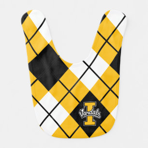 University of Idaho Argyle Baby Bib