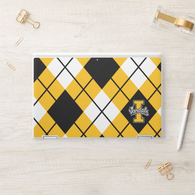 University of Idaho Argyle HP Laptop Skin (Desk)