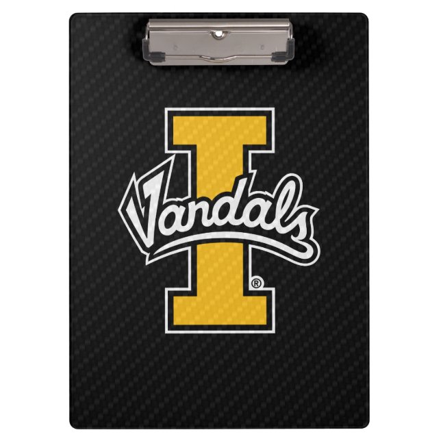 University of Idaho Carbon Fiber Pattern Clipboard (Front)