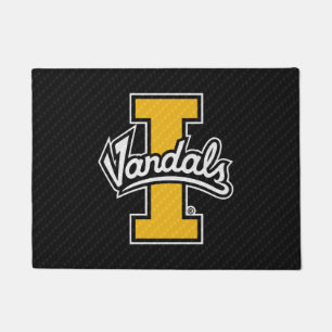 University of Idaho Carbon Fiber Pattern Doormat