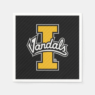 University of Idaho Carbon Fiber Pattern Napkins