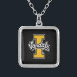 University of Idaho Carbon Fiber Pattern Silver Plated Necklace<br><div class="desc">Check out these University of Idaho designs! Show off your University of Idaho Pride with these new University products. These make the perfect gifts for the University of Idaho student, alumni, family, friend or fan in your life. All of these Zazzle products are customizable with your name, class year, or...</div>
