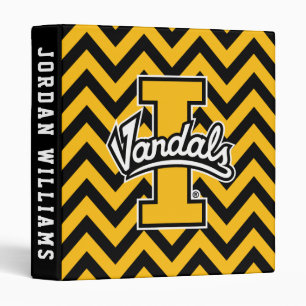 University of Idaho Chevron Pattern 3 Ring Binder