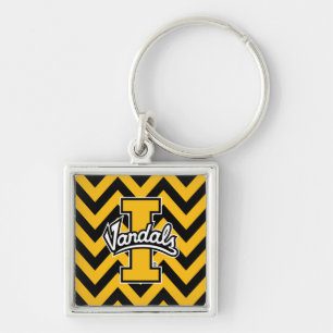 University of Idaho Chevron Pattern Keychain