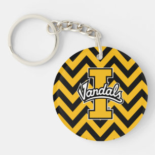 University of Idaho Chevron Pattern Keychain