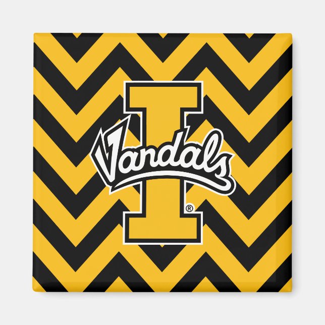 University of Idaho Chevron Pattern Magnet (Front)