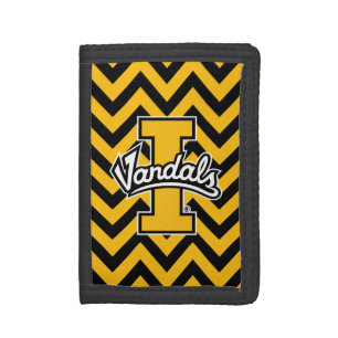 University of Idaho Chevron Pattern Trifold Wallet