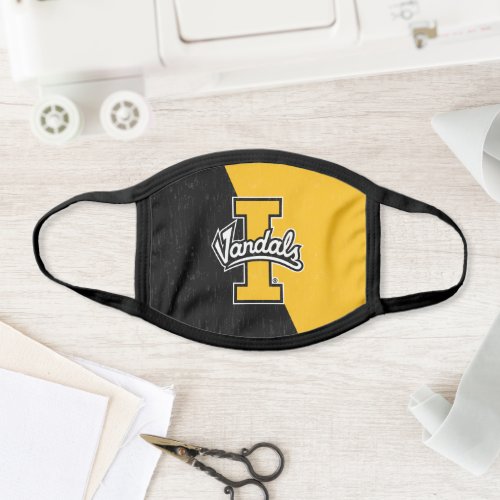 University of Idaho Color Block Distressed Face Mask