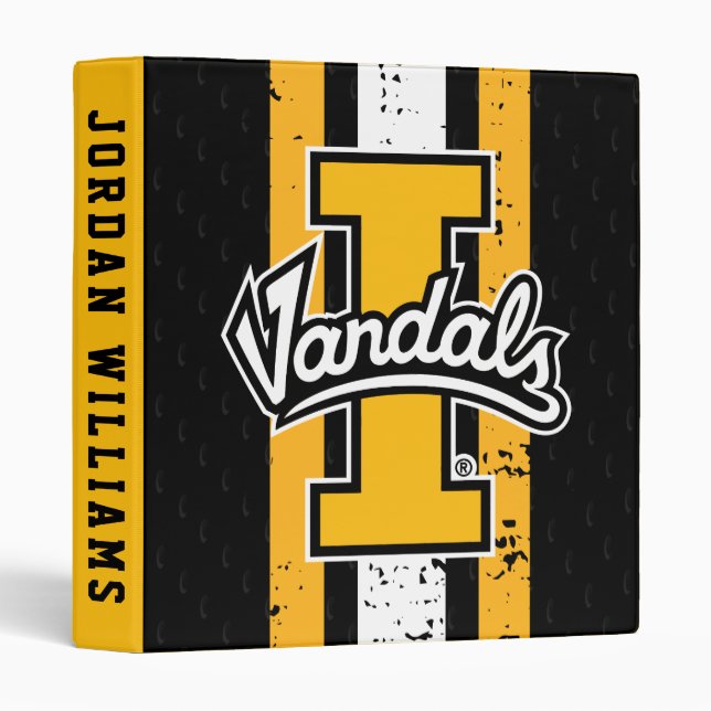 University of Idaho Jersey 3 Ring Binder (Front/Spine)
