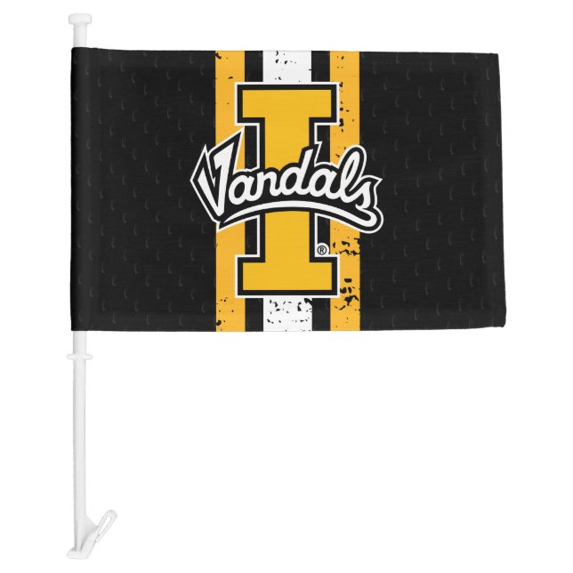 University of Idaho Jersey Car Flag (Front)