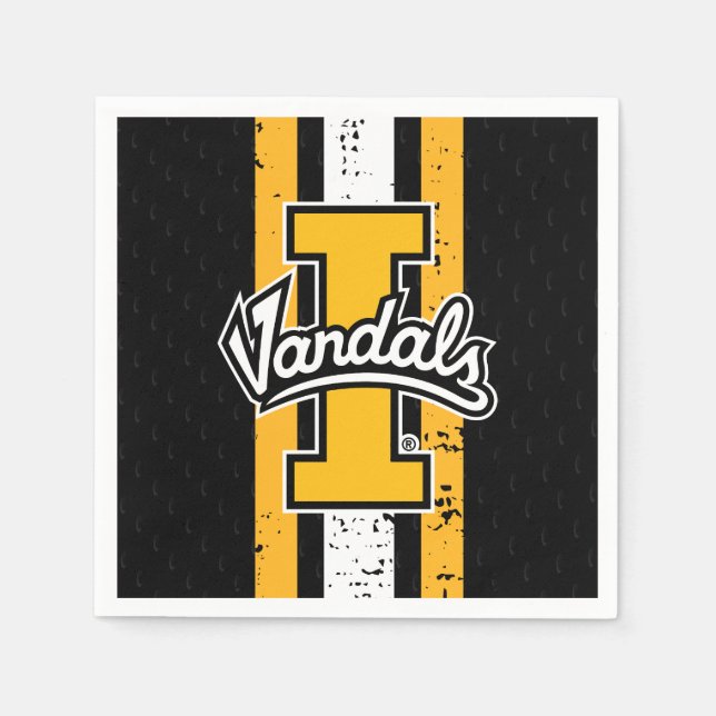 University of Idaho Jersey Napkins (Front)