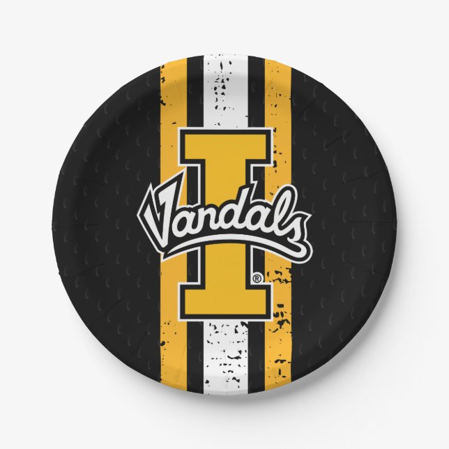 University of Idaho Jersey Paper Plates (Front)