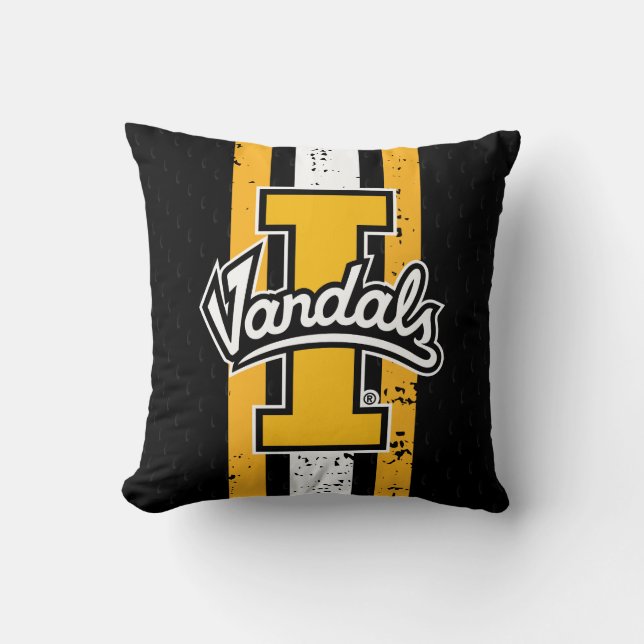 University of Idaho Jersey Throw Pillow (Front)