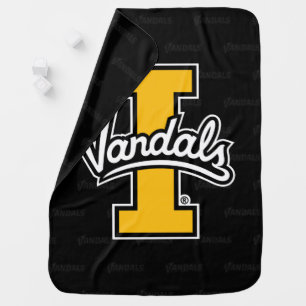 University of Idaho Logo Watermark Baby Blanket