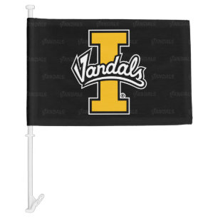 University of Idaho Logo Watermark Car Flag