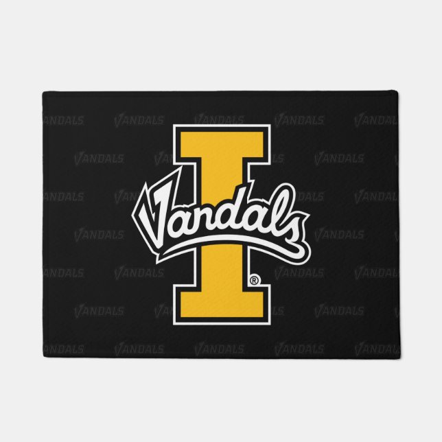 University of Idaho Logo Watermark Doormat (Front)