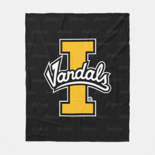 University of Idaho Logo Watermark Fleece Blanket