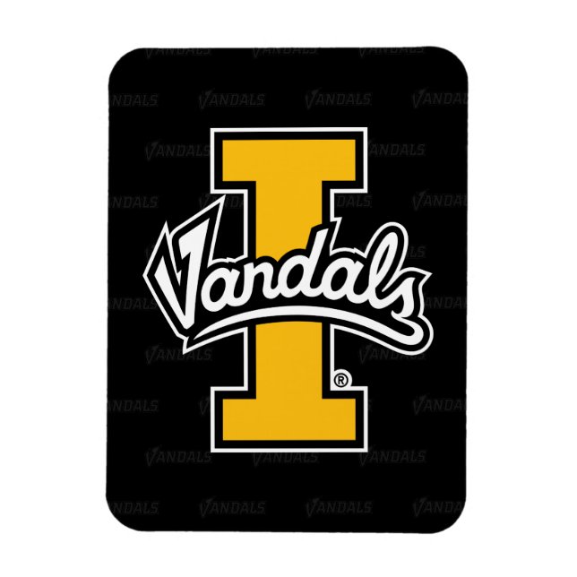 University of Idaho Logo Watermark Magnet (Vertical)