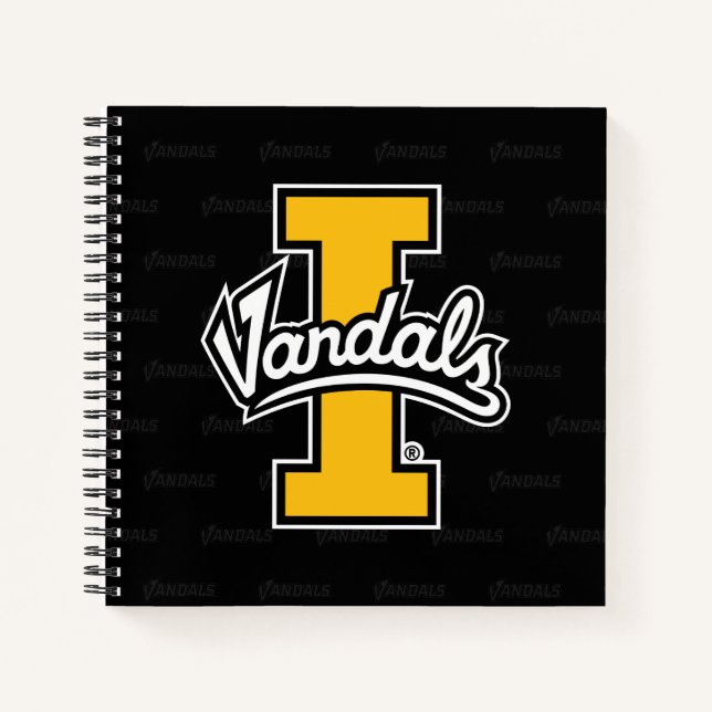 University of Idaho Logo Watermark Notebook (Front)